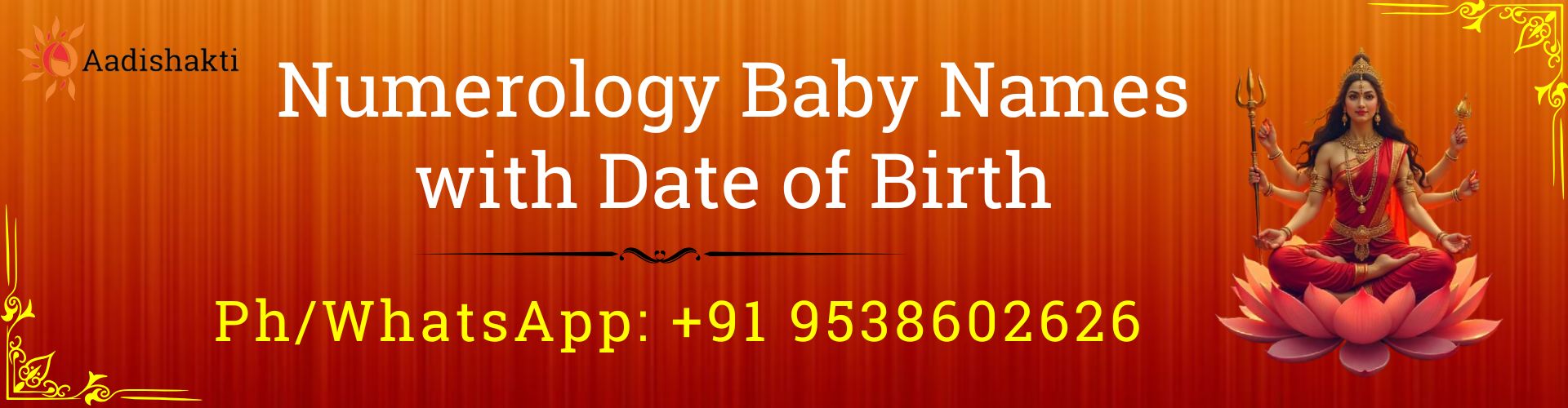 Numerology Baby Names with Date of Birth 3232