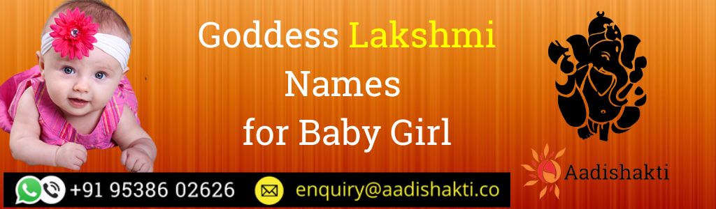 Goddess Lakshmi Names for Baby Girl