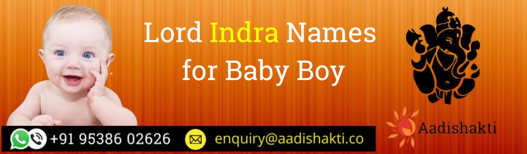 Lord Indra Names for Baby Boy