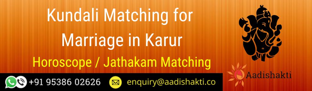 Kundali Matching in Karur