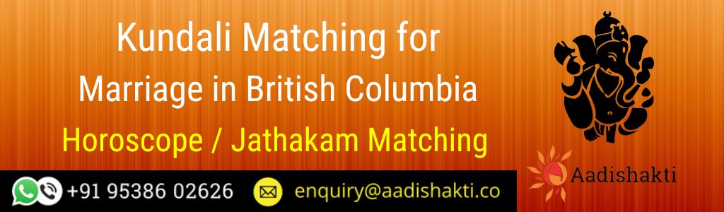 Kundali Matching in   British Columbia