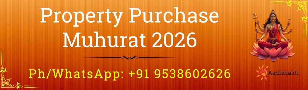 Property Purchase Muhurat 2026