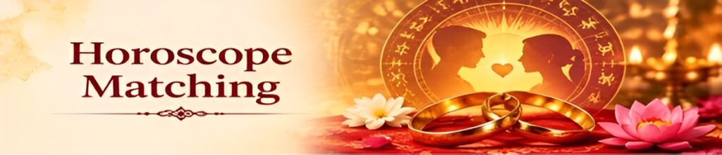 Horoscope matching with zodiac chart and wedding rings