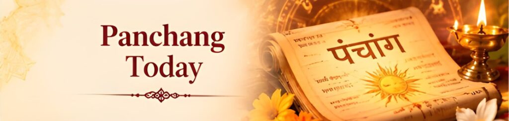 Panchang today with traditional Hindu calendar
