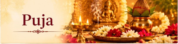 Traditional puja ceremony and rituals