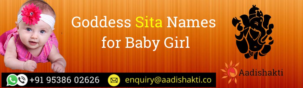 Goddess Sita Names for Baby Girl
