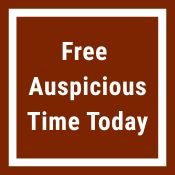 Auspicious Time Today121