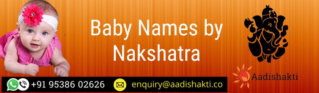 Baby Names by Nakshatra