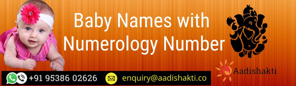 Baby Names with Numerology Number