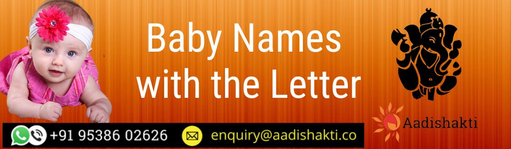 Baby Names with the Letter