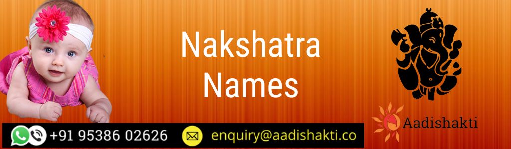 Nakshatra Names