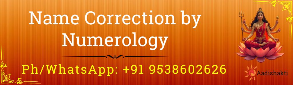 Name Correction by Numerology