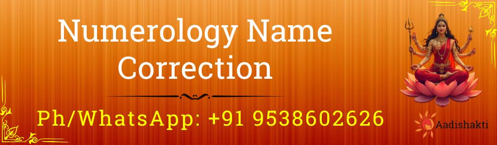 Numerology Name Correction