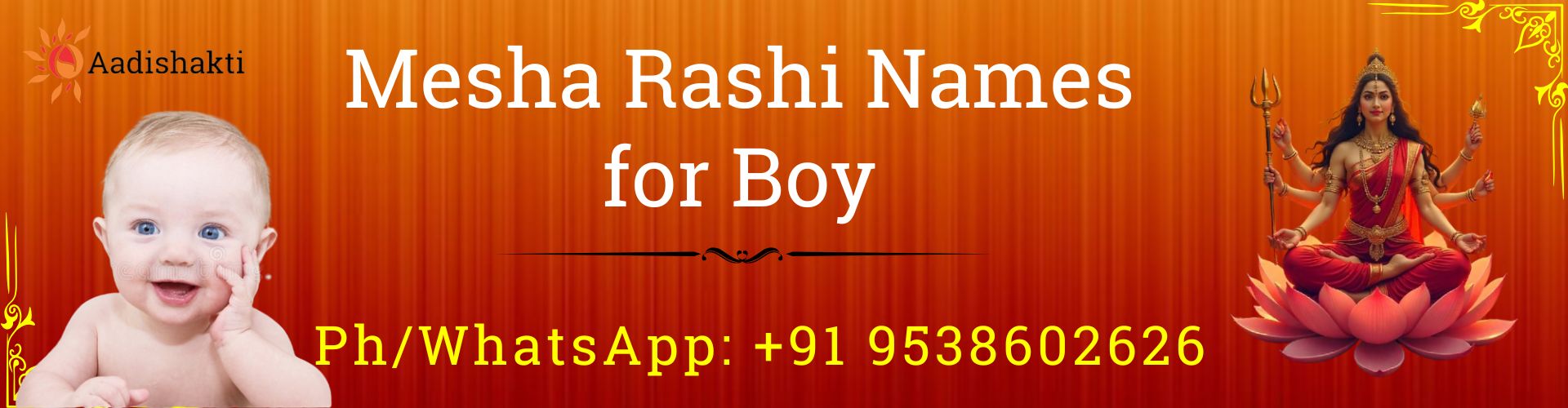 Mesha Rashi Names for Boy 32