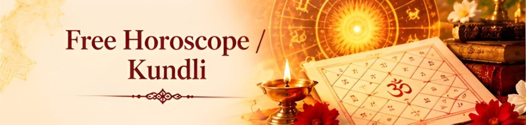 Free horoscope and Kundli with Vedic astrology chart